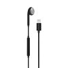 Promate Mono Earbuds with Lightning Connector, Apple MFi Certificate, Mic and Volume Control, Beat-LT Black