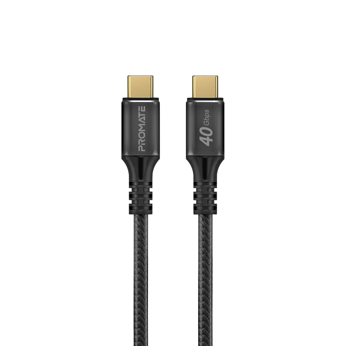 Promate USB-C to USB-C Thunderbolt 3 Cable with 240W PD, 8K @60Hz and 40Gbps Data Speed, PowerBolt240-1M
