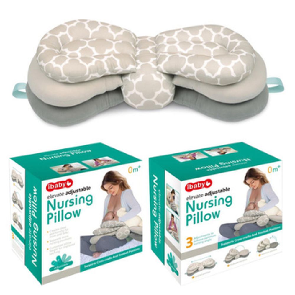 iBABY - 3-in-1 Adjustable Nursing Pillow - Green