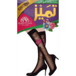 Tamayaz - Boutique - Black Ladies Knee-High Fashion Stockings With Colorful Patterns - Design B - 12 Pairs