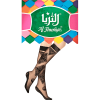 اماراتي بامتياز - Emarati Bimtiyaz - Black Knee-High Ladies Stockings - Design F
