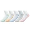 PISEE Women's No Show 12 Pairs Cotton Invisible Socks For Loafer Heel Flat Multicolor