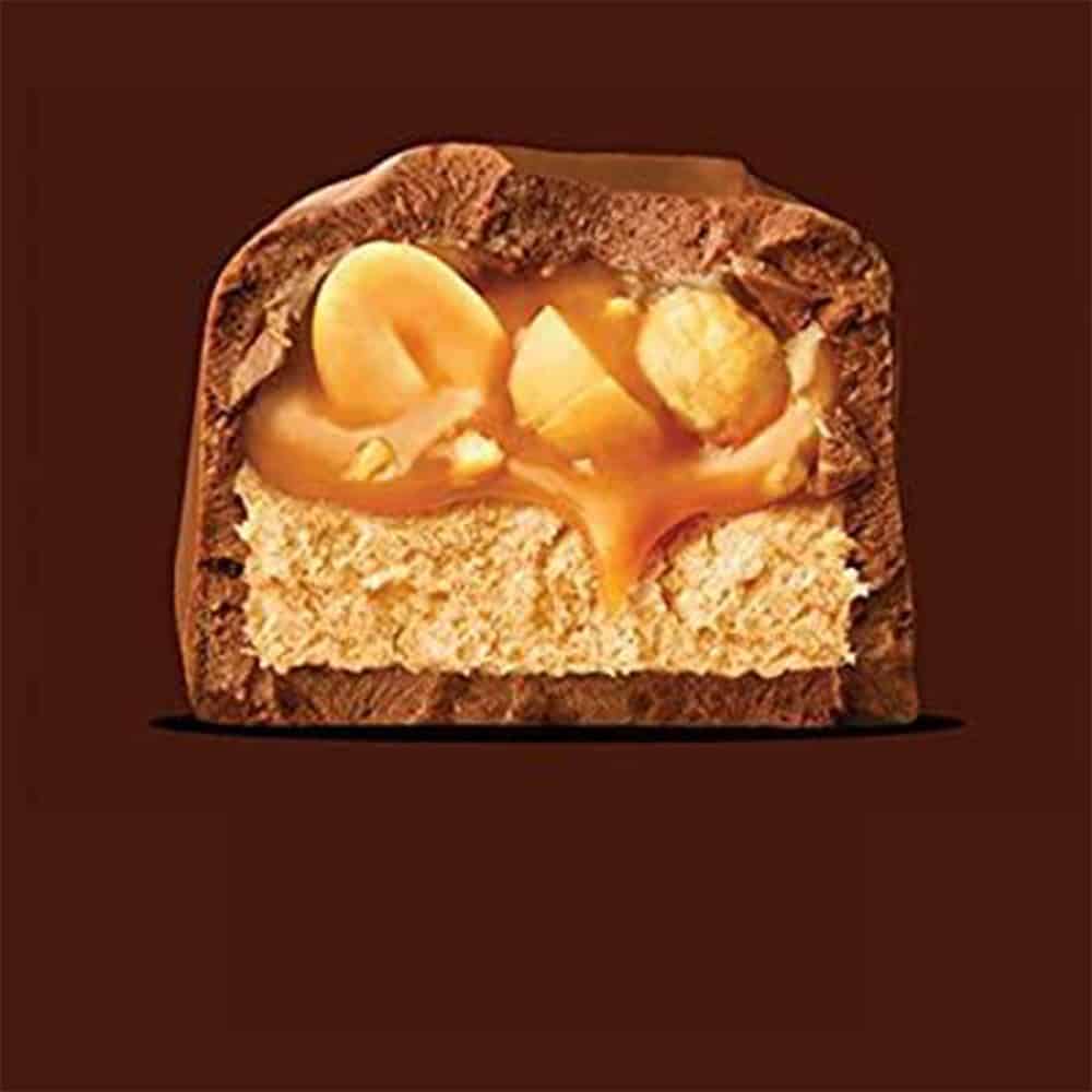 4X4 Peanut & Caramel - Milk Chocolate Coated Nougat Bar With Caramel And Peanut, 50 Gr (Pack of 24)