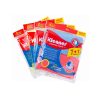 Kleaner Blue, Red, Green, Yellow, and Purple Microfiber Cleaning Cloth - Pack of 2 - 38 x 40 Cm