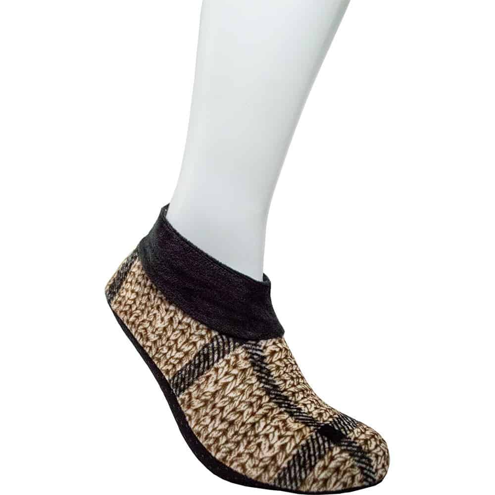 Jie Shuai Feet Socks Slippers for Women, 12 Pairs of Multiple-colored Fleece-Lined House Slippers