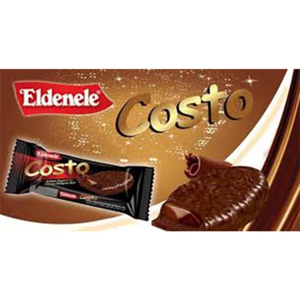 Costo Triple Chocolate Cake - Cocoa Coated Cake With Cream Filling, 35 Gr (Pack of 24)