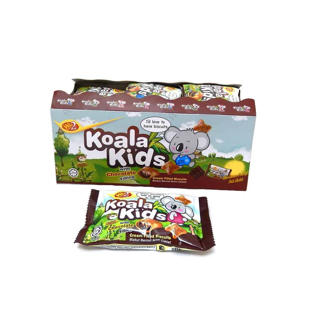 Kola Kids with Milk filling - Milk Cream Filled Biscuits with Printed Characters, 16 Gr (Pack of 24)