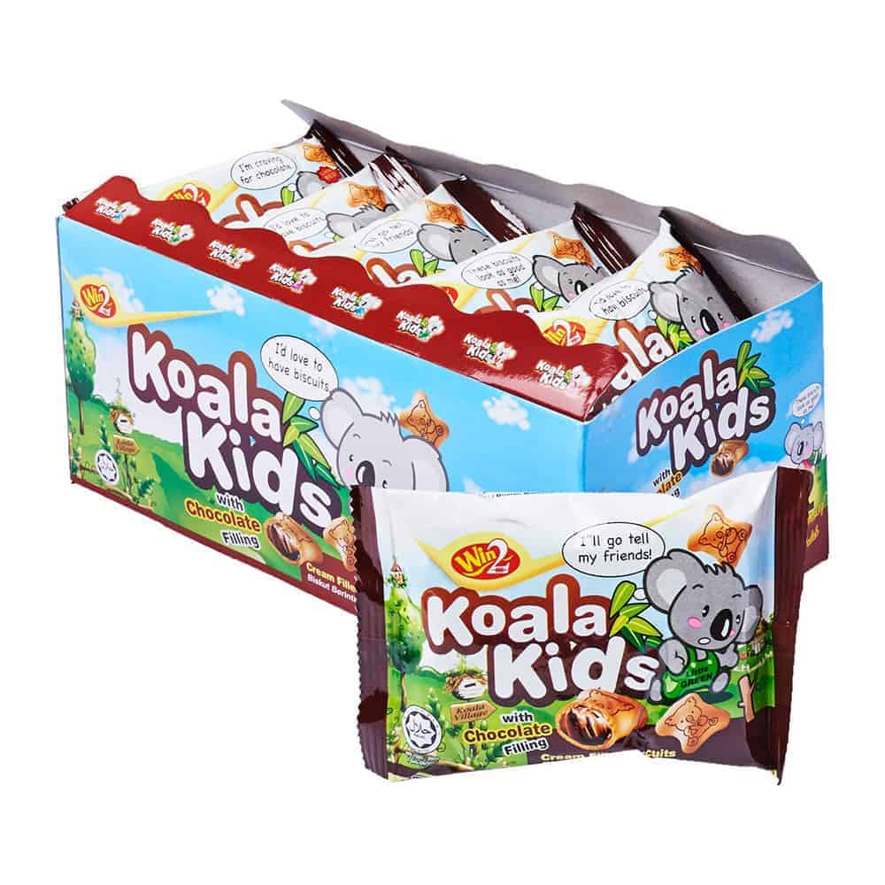Kola Kids with Milk filling - Milk Cream Filled Biscuits with Printed Characters, 16 Gr (Pack of 24)