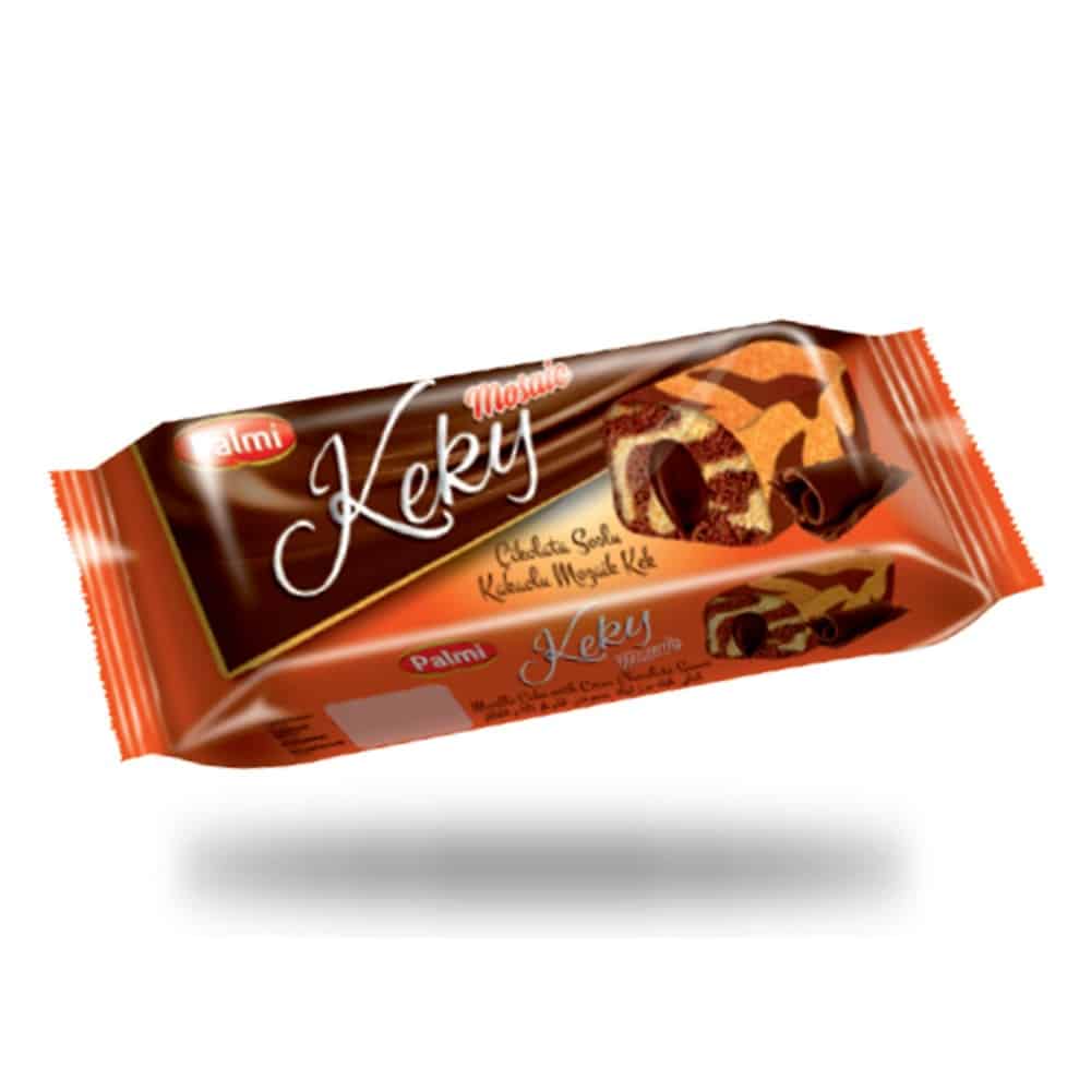 Keky Mosaic - Marble Cake With Cocoa Chocolate Sauce, 50 Gr (Pack of 24)