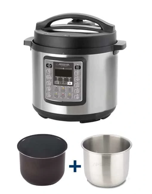 Arshia 6 Liters Pressure Cooker Double Pots