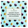 Millennium Assorti Truff with Whole Nuts and Almonds - Almond in Dark, White Truffle, Whole Nut in Milk Berry Truffle in GiftPack, 180 Gr
