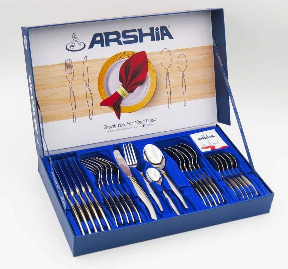 Arshia TM360GS 24PCS Cutlery Set
