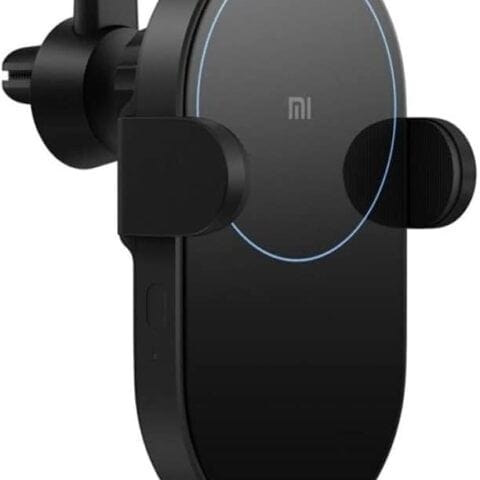 Xiaomi Wireless Car Charger 20W Max Power Inductive Electric Clamp Arm Double Heat Dissipation 2.5D Crystal Light Charging, H12 x W5 x D10 cm