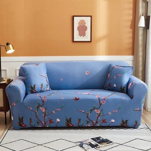 Deals For Less Sofa Cover Stretchable Couch Slipcover Arm Chair Cover Furniture Protector From Pets Dogs Cats Kids Mess For Living Room Bedroom Floral Printed Design Buy Online At Best