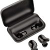 Haylou T15 TWS True Wireless Earphones HiFi Stereo Mini Binaural Earbuds In-ear BT 5.0 Touch Control Headset with Mic and 2200mAh Charging Dock 60 Hours Music Companion