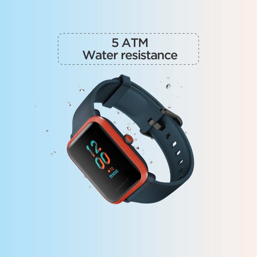 Amazfit Bip S Fitness Smartwatch, 40 Day Battery Life, 10 Sports Modes, Heart Rate, 1.28'' Always-On Display, Water Resistant, Built-In GPS, Warm Pink
