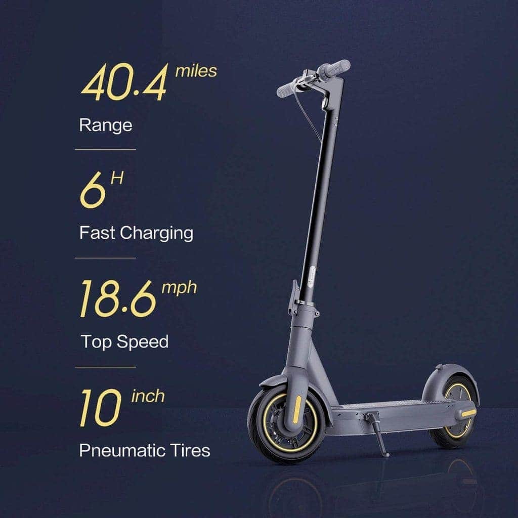 Ninebot by Segway Max G30 Electric Scooter - High Power Motor