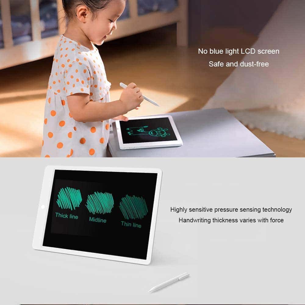 Xiaomi Mi LCD Writing Tablet Board, Electronic Blackboard Handwriting Pad Magnetic Doodle Graphics Board 13.5 Inch for Kids and Adults at Home School & Office
