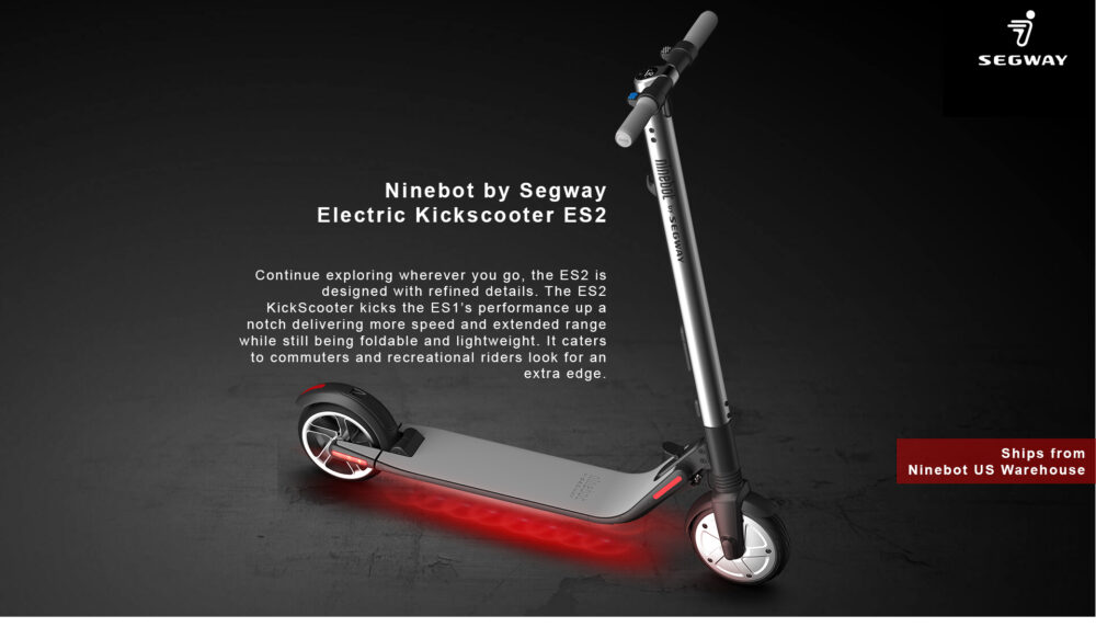 EU Stock New Original Ninebot ES4 KickScooter Version 1.5 Foldable Smart Electric Scooter 30 km/h APP Control Lightweight