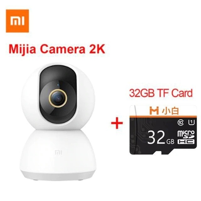 Xiaomi Mijia Smart IP Camera 2K 1296P 360 Angle Video CCTV WiFi Night Vision Wireless Webcam Security Cam Mi Home Baby Monitor