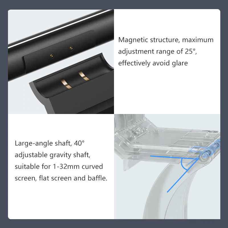Xiaomi Mijia Computer Monitor Light Bar USB LED Screen Hanging Lamp Eye Care Ra90 Remote Control Dimming Color Temperature - Global Version