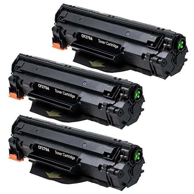 3 Pack HP 79A CF279A Black Laser Toner Cartridge LaserJet Pro M12w, MFP M26, M26nw