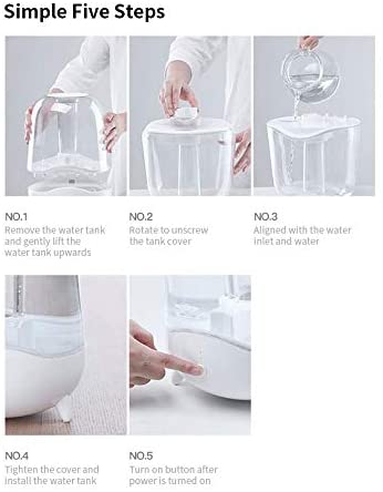 Xiaomi Deerma 5L Ultrasonic Air Humidifier Aroma Essential Oil Diffuser for Home Purifying Dust Filter Office Bedroom