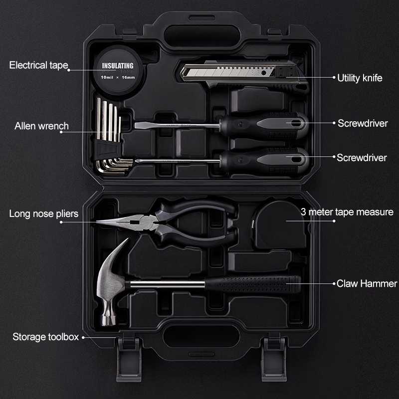 60 In 1 Original Xiaomi JIUXUN Portable Multi-function Household Daily Tool Box Set