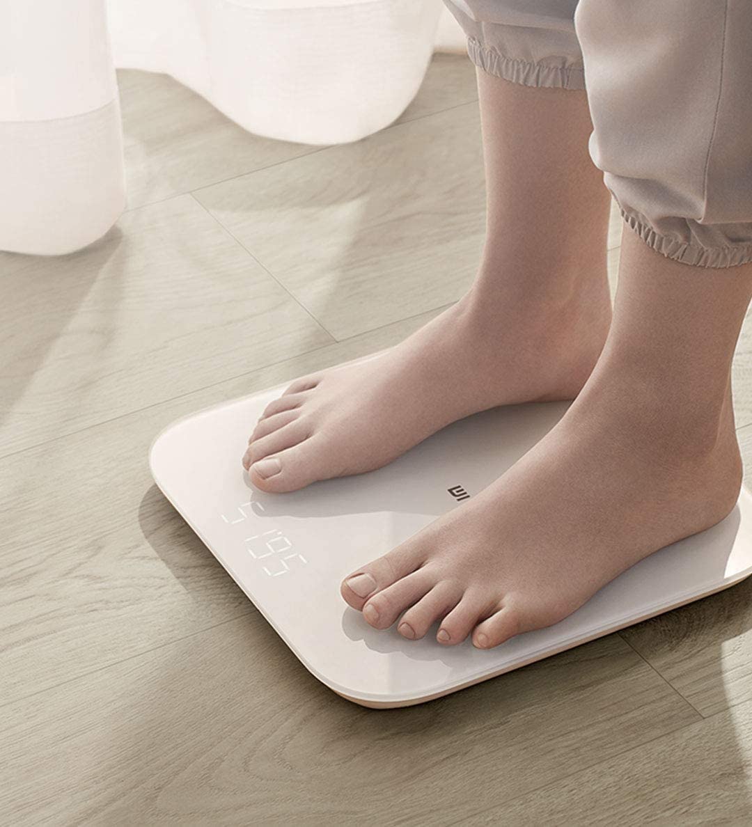 Xiaomi Mi Smart Scale 2, Bathroom, High-Precision Accuracy, BMI Calculator & LED Display - White