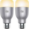 2PCS Package Global Version Xiaomi MI Smart LED Bulb Colorful 800 Lumens 10W E27 Lamp Voice Control Work With Google Assistant Alexa