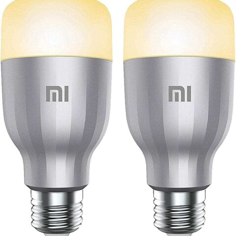 2PCS Package Global Version Xiaomi MI Smart LED Bulb Colorful 800 Lumens 10W E27 Lamp Voice Control Work With Google Assistant Alexa