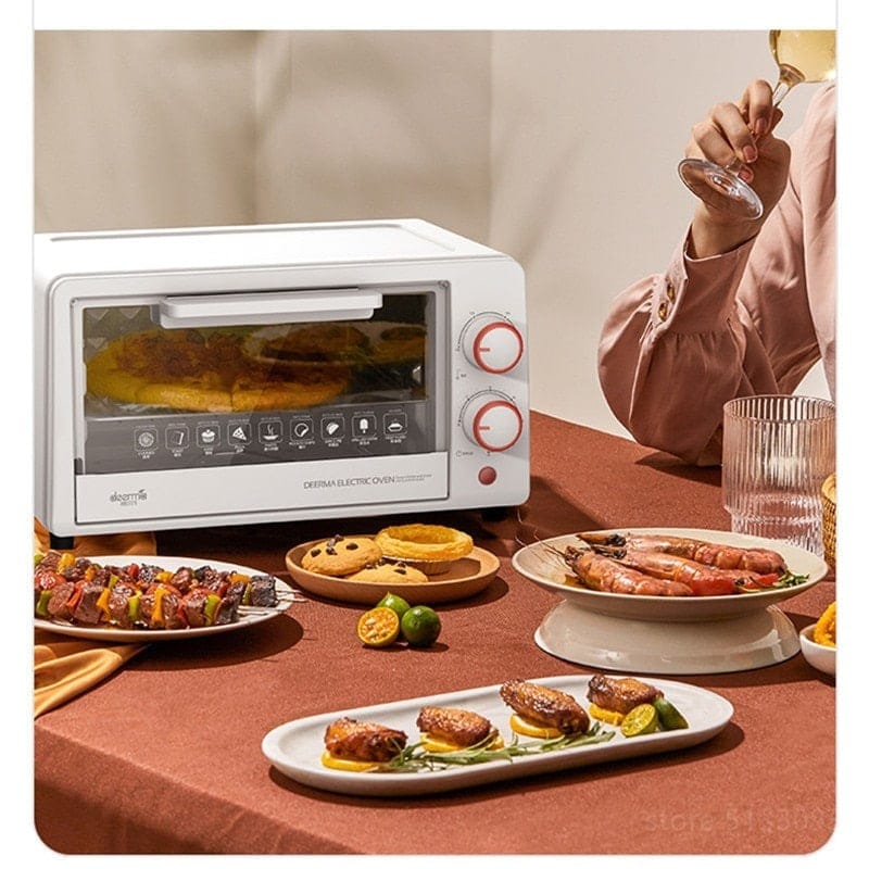 Deerma electric oven household baking bread desktop multi-functional automatic baking cake mini large capacity