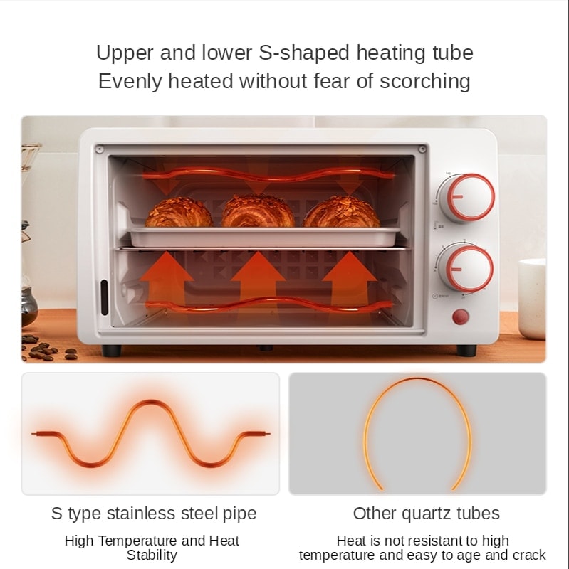 Deerma electric oven household baking bread desktop multi-functional automatic baking cake mini large capacity