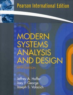 MODERN SYSTEMS ANALYSIS & DESIGN