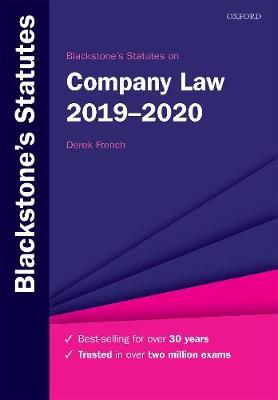 Blackstone's Statutes on Company Law 2019-2020
