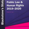 BLACKSTONE STATUES ON PUBLIC AND HUMAN RIGHTS LAW 2019-2020