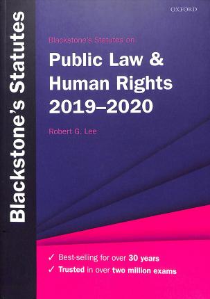 BLACKSTONE STATUES ON PUBLIC AND HUMAN RIGHTS LAW 2019-2020
