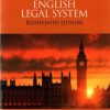 The English Legal System : 2015-2016