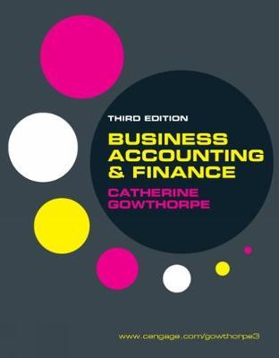 BUSINESS ACCOUNTING & FINANCE