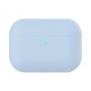 Promate AirPods Pro Case Cover, Slim-Fit Soft Silicone Full Protective Shockproof Cover with Wireless Charging Compatible, Anti-Slip and Scratch Resistance for Apple AirPods Pro, AirCase-Pro Blue
