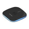 Promate 10W Wireless Charger, Premium Sleek USB-C Fast Wireless Charging Pad with Anti-Scratch, Over-Charging Protection, LED Light Indicator and Anti-Slip Surface for Smartphones, AuraPad-4 Black