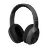Promate Bluetooth Headphone, Over-Ear Hi-Fi Stereo Wireless Extendable Headset with Built-In Mic, Soft Earpads, Passive Noise Cancellation and Wired Mode for Laptop, Smartphones, TV, PC, Mp3, Symphony Black