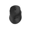 Promate Wireless Charger, Ergonomic High Precision 2.4GHz Cordless Optical Mice with Nano USB Unifying Receiver, Forward/Backword Button and Low Power Consumption for Laptop, PC, Desktop, Clix-9 Black