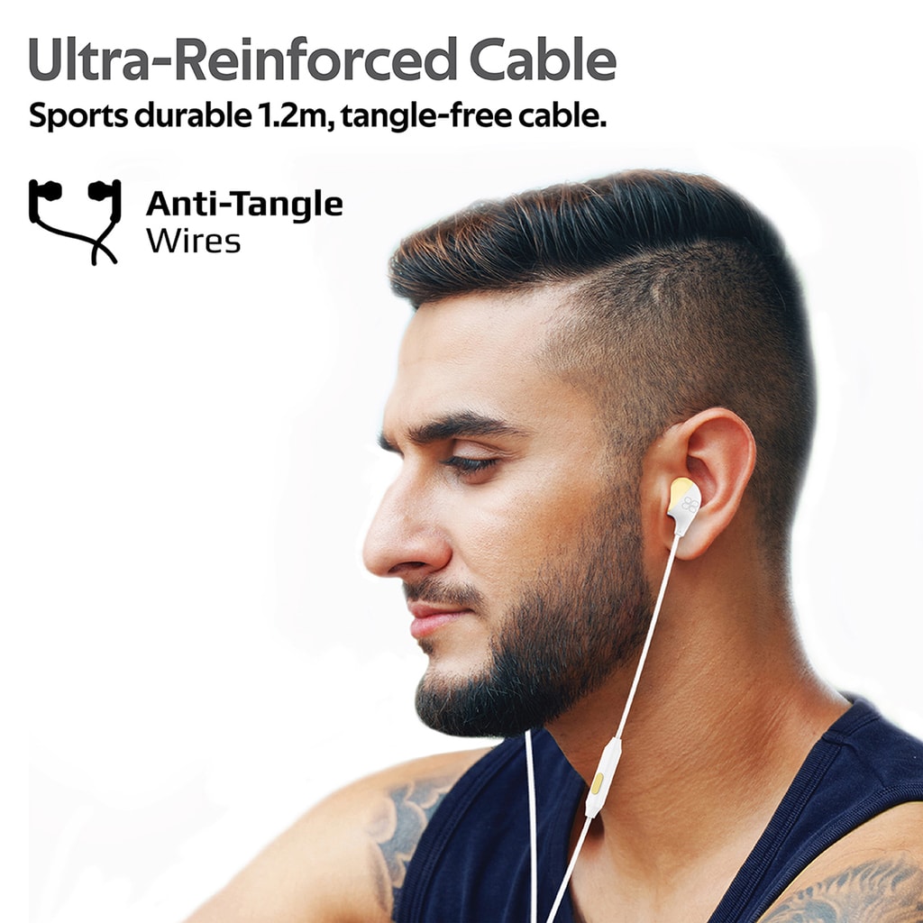 Promate InEar Earbuds Headphones, Universal HD Stereo Wired Earphones