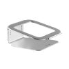 Promate Laptop Stand, Premium Lightweight Aluminium Laptop Stand with Anti-Slip 360 Degree Base Rotation and Heat Dissipating Design for Apple MacBook, Laptops, Notebooks, DeskMate-2