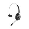 Promate Wireless Mono Headset, Premium Bluetooth Headphone with Noise Cancelling Mic, HD Voice, Built-In Controls and Adjustable Fit Headband for Skype, Stage Speaker, Teaching, Engage