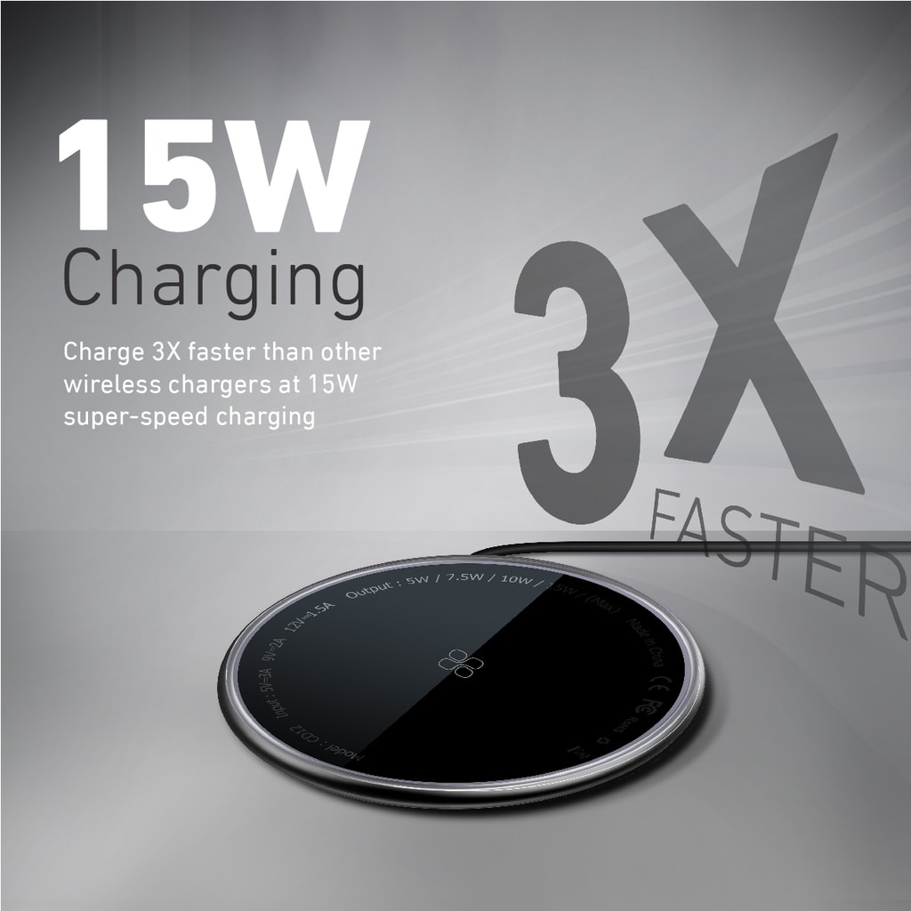 Promate Wireless Charger for iPhone 12, UltraFast 15W MagSafe Qi