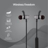 Promate Bluetooth Earbuds, Lightweight HiFi Stereo Magnetic Sports Earphones with Built-In Mic, Sweat Resistant, Noise Cancellation and Secure-Fit Design for Gym, Running, Smartphones, Move Grey