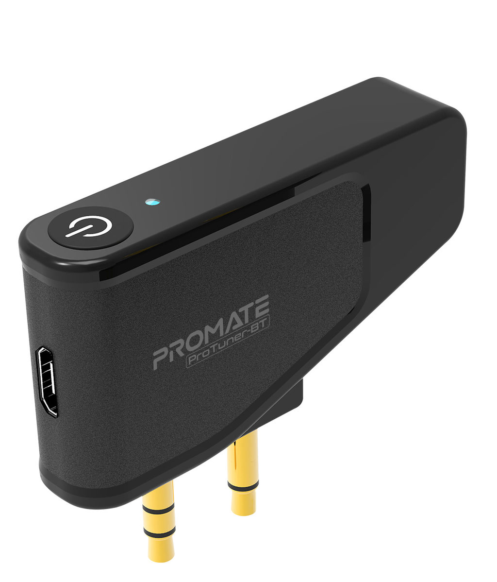 Promate Airplane Bluetooth Adapter, Multi-Functional Wireless Bluetooth 5.0 Audio Transmitter with 3.5mm Audio Jack, Latency Free and USB-C Charging for AirPods, Bose, Sony, TV, Emirates Airplane, ProTuner-BT