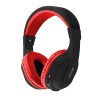 Promate Wireless Headphones, 2-in-1 Wireless and Wired Bluetooth Headset with Microphone, Hi-Fi Sound, Soft Memory Earmuffs, Aux Cable and Noise cancellation for Smartphones, PC, TV, Tempo-BT Red
